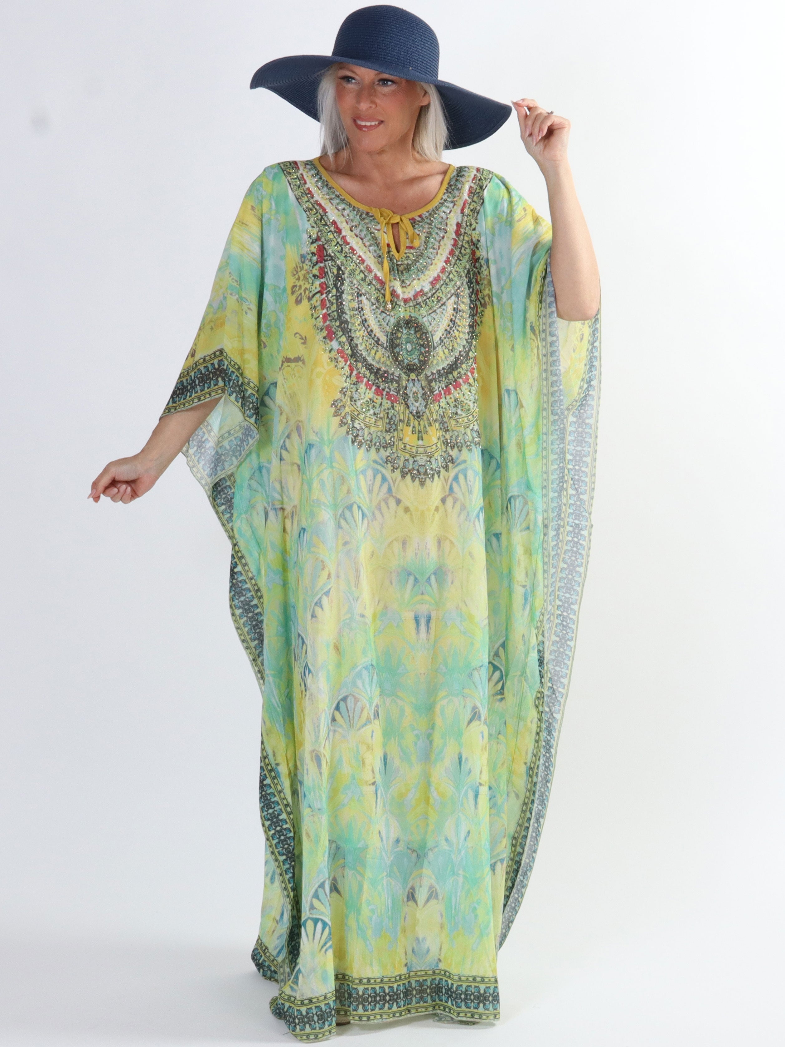 Sasha - Lång plus size tunika med strass